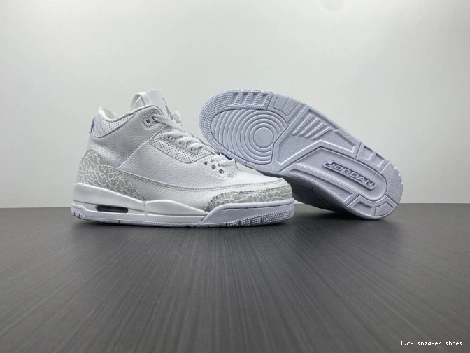 Reps LUCY Jordan White' 3 'Triple PS 429487-111 Air Retro 0716